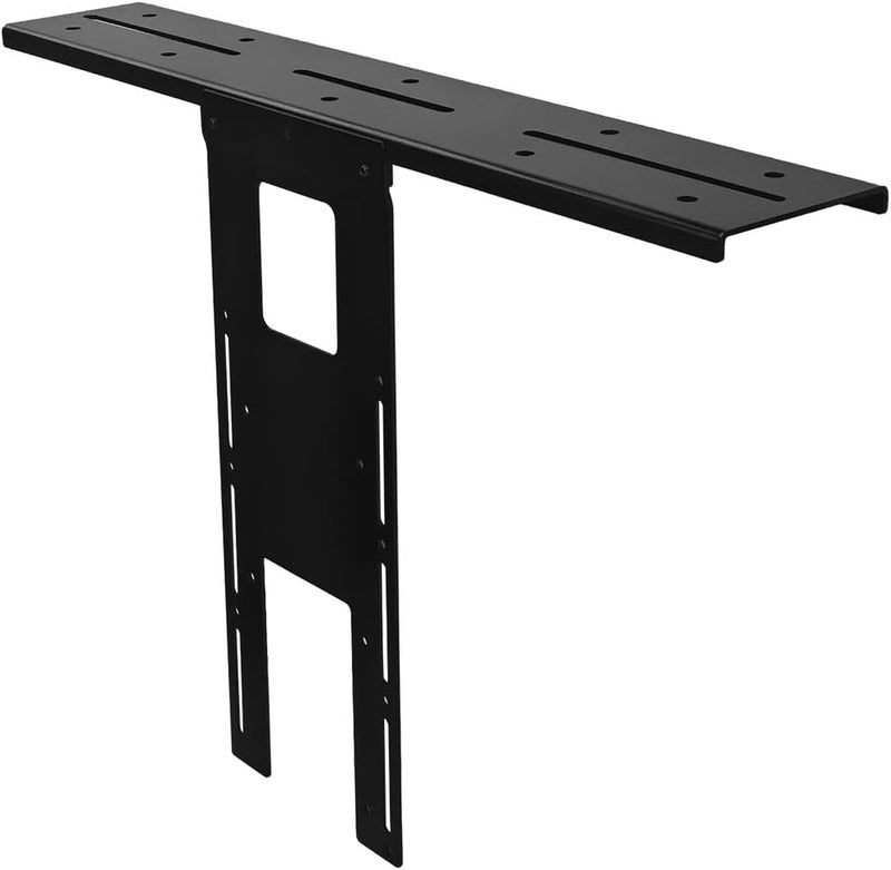 IFCASE Above/Behind Desk Monitor Shelf Mount Holds SLR Camera, Light Webcam, Microphone Fits VESA 75mm 100mm Compatible with Monitor Arm (Black, Shelf) - Image 1